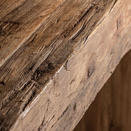 Consola de madera de teca en marrón, 180 x 46 x 80 cm | Nysted