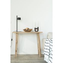 Natural teak wood console, 90 x 30 x 80 cm | Girona