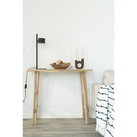 Natural teak wood console, 90 x 30 x 80 cm | Girona