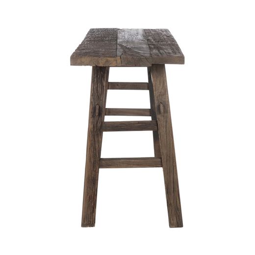 Console en bois marron, 140x50x85 cm