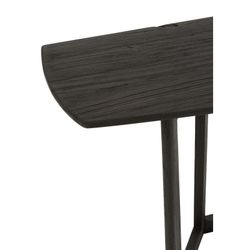 Svart Maty träkonsol, 140x40x78 cm