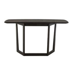 Svart Maty träkonsol, 140x40x78 cm