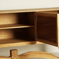 Console en bois Mindi, 188x45x90cm