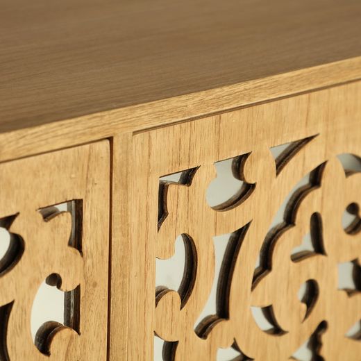 Console en bois Mindi, 188x45x90cm
