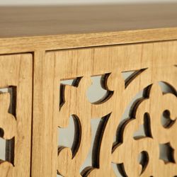 Console en bois Mindi, 188x45x90cm
