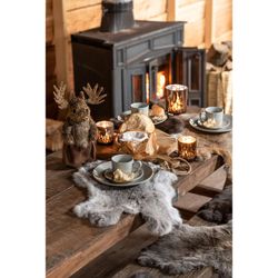 Naturligt återvunnet träkonsol, 152x58x70,5 cm