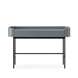 Console en bois et métal bleu, 120 x 40 x 79 cm | Willa