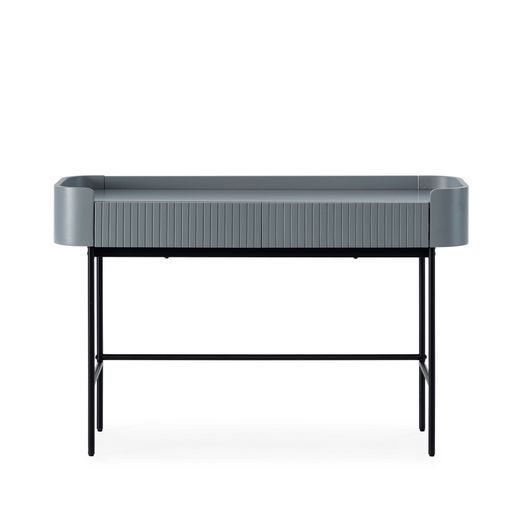 Console en bois et métal bleu, 120 x 40 x 79 cm | Willa