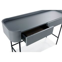 Console en bois et métal bleu, 120 x 40 x 79 cm | Willa