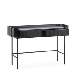 Console en bois et métal noir, 120 x 40 x 79 cm | Willa