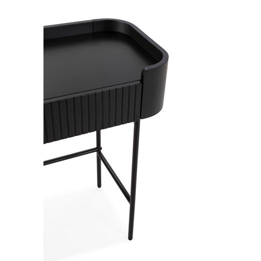 Console en bois et métal noir, 120 x 40 x 79 cm | Willa