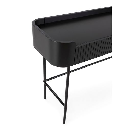 Console en bois et métal noir, 120 x 40 x 79 cm | Willa