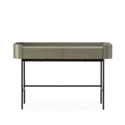 Console en bois et métal vert, 120 x 40 x 79 cm | Willa