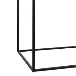 Zwart metalen console, 100x36x85