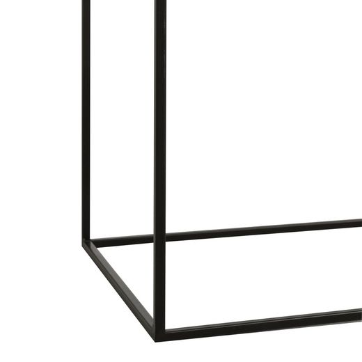 Zwart metalen console, 100x36x85