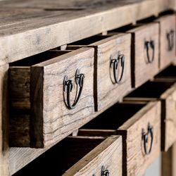 Ikast Recycled Pine Console, 190x45x80cm