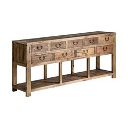 Ikast Recycled Pine Console, 190x45x80cm