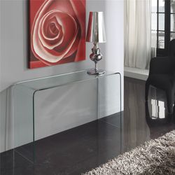 Consolle in vetro temperato Sidney 125x40x70