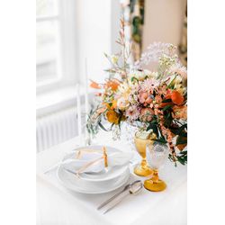 Kubek Bicos Bursztynowy, Ø8,8x17cm