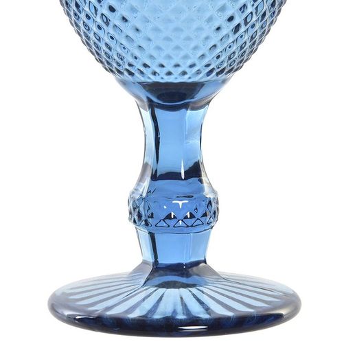 Vattenglas av glas i blått, Ø 8,7 x 17 cm | Da Gama