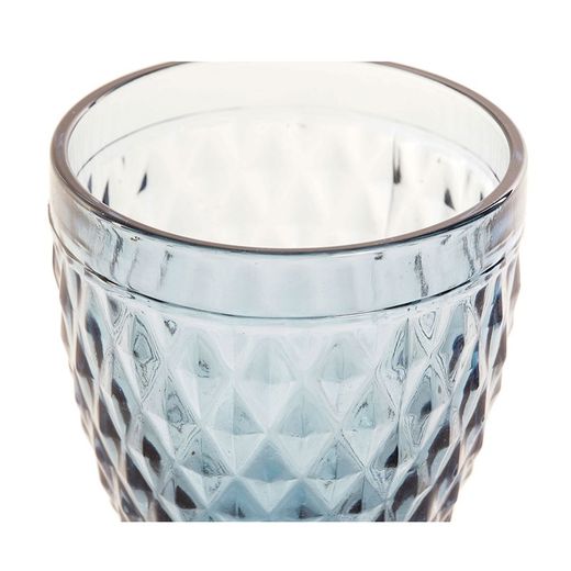 Glass water cup in blue, Ø 8.7 x 17 cm | Days