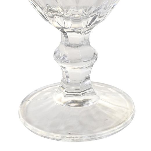 Set de 6 copas de agua, 6 copas de vino y 6 copas flauta de cristal en transparente | Magallanes