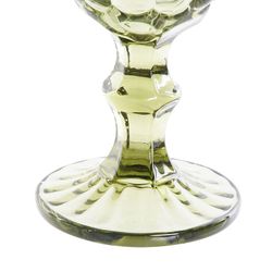 Glass water cup in green, Ø 8.7 x 17 cm | Cabral