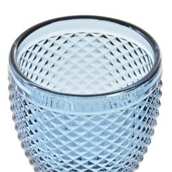 Crystal wine glass in blue, Ø 8 x 15.5 cm | Da Gama
