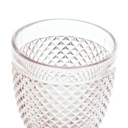 Crystal wine glass in pink, Ø 8 x 15.5 cm | Da Gama