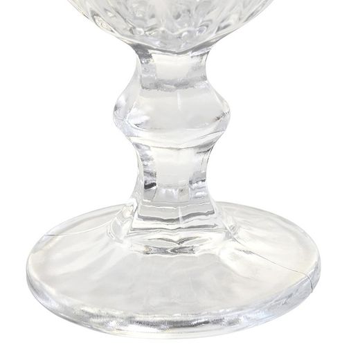 Set de 6 copas de agua, 6 copas de vino y 6 copas flauta de cristal en transparente | Magallanes