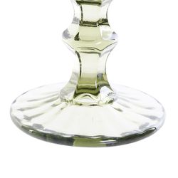 Verre à vin en cristal vert, Ø 8 x 15,5 cm | Cabral