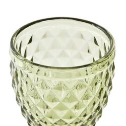 Crystal wine glass in green, Ø 8 x 15.5 cm | Days