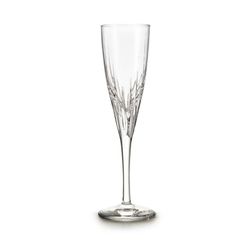 Transparent glass flute cup, Ø 7.1 x 23 cm | fantasy