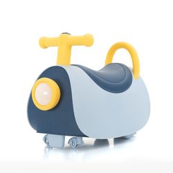 Blue polyethylene ride-on, 46x20x35 cm | scott