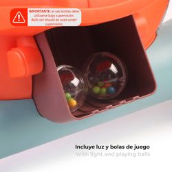 Orange and blue polyethylene ride-on, 43x45x52 cm | Baby Walker