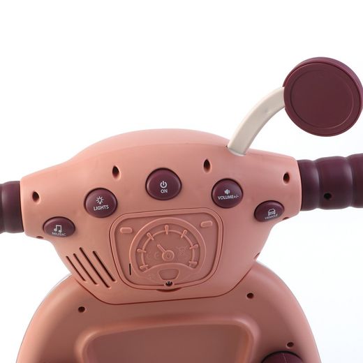 Pink polyethylene ride-on, 43x45x52 cm | Baby Walker