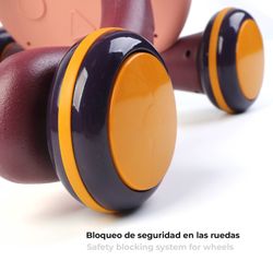 Pink polyethylene ride-on, 43x45x52 cm | Baby Walker