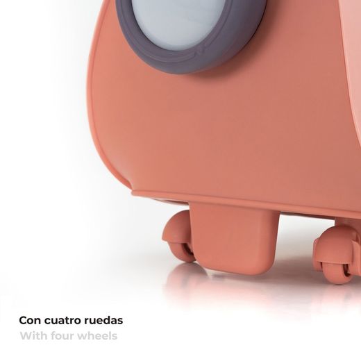 Porteur en polyéthylène rose, 46x20x35 cm | Scott