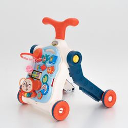 Andador multifuncional em polietileno multicolor, 50x38x60 cm | Carrinho Musical