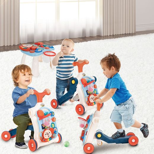 Multi-color polyethylene multifunctional walker, 50x38x60 cm | Musical Stroller