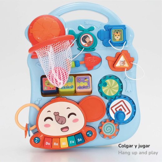 Multi-color polyethylene multifunctional walker, 50x38x60 cm | Musical Stroller