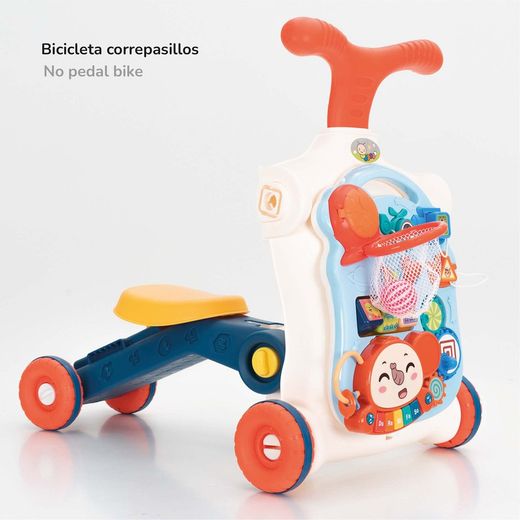 Multi-color polyethylene multifunctional walker, 50x38x60 cm | Musical Stroller