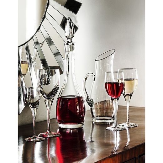 Cristaleria con 62 piezas de cristal transparente Claire — Qechic