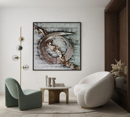 Abstraktes Gemälde (100 x 100 cm) | Abstrakte Serie