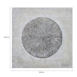 Abstract frame with 3D effect (100 x 100 cm) | Abstract Series