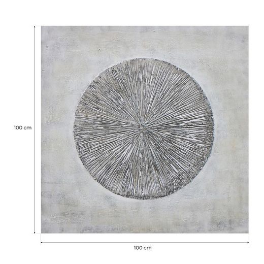 Abstract frame with 3D effect (100 x 100 cm) | Abstract Series