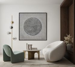 Abstract frame with 3D effect (100 x 100 cm) | Abstract Series