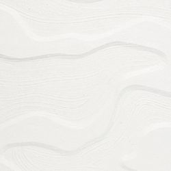 Cuadro abstracto de tejido y madera en blanco | Elounda