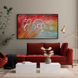 Peinture serpentine abstraite (100 x 60 cm) | Série abstraite