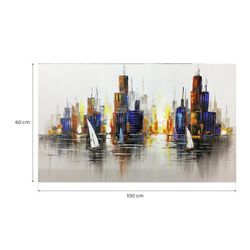 Voiliers abstraits (100 x 60 cm) | Série Nature